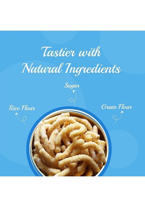 THAKAR SugarSirni 400g | SirniSweet.Snack Traditional IndianSweet Sugar-Coated Pare Sweet Tea-TimeSnack Festival SweeTSnack Crispy SweetSirni Indian Festive Namkeen