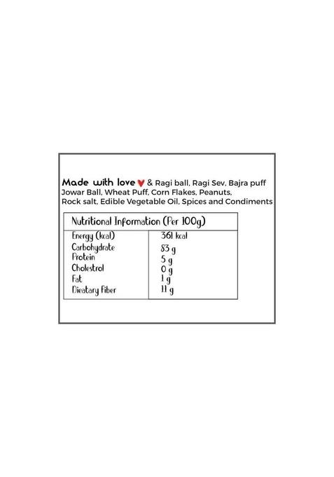 Roastum Diet Millet Mix Healthy Namkeen | Ragi, Jowar, Bajra Food Low Calorie, No Preservatives (Pack of 4, 560g)