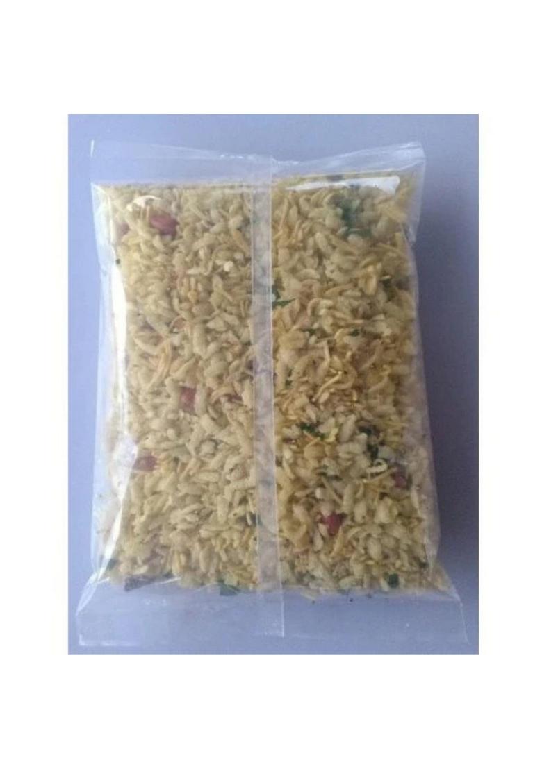 Crystal Namkeen Chatpata Murmura Roasted Crispy | Light & Tasty Indian Snack Spicy Puffed Rice Mix for Tea-Time Travel-(Pack of 3)