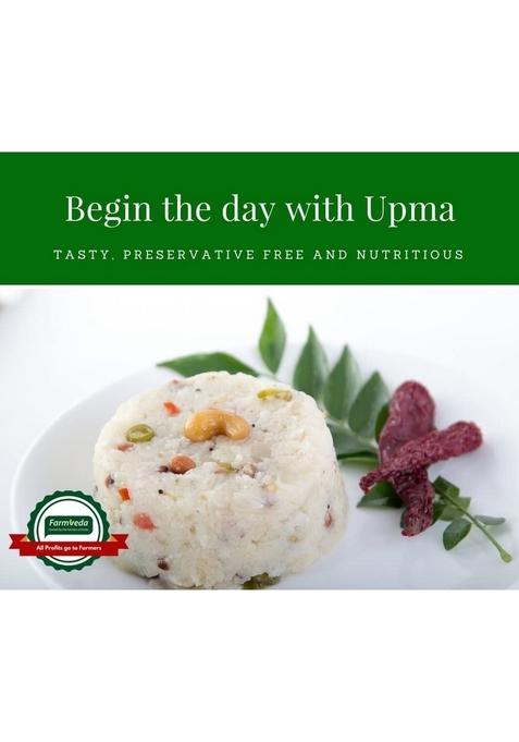 Farm Veda Farmveda Ready to Eat Instant Breakfast Meal | Lemon Poha Mix & Upma Combo