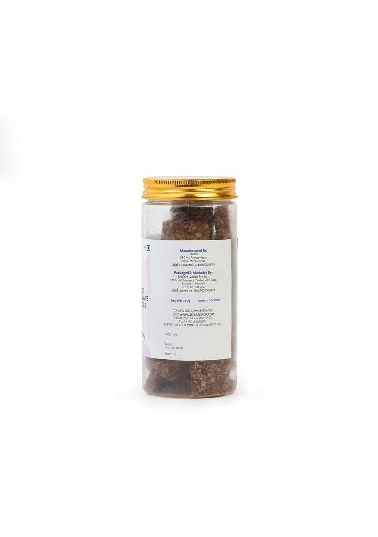 SelfCare By Suman Agarwal Dark Chocolate Oats Cookies 180g - Pack of 1 | Baked No Maida Added Artificial Flavors & Sweeteners Healthy Sweet Tea Time Snack Jain Travel Friendly - Indya
