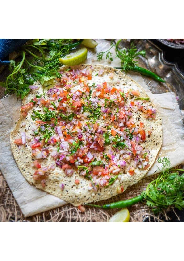 Balasa Bikaneri Moong Dal Papad (200 Gms Packet) | Traditional Indian Snack Easy to Roast or Fry