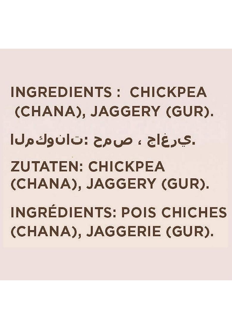 Healthy Treat Gur Chana 100 gm | Jaggery Coated Gud Roasted Chickpeas with Natural Immunity Booster Delicious and Snack Perfect for Snacking Anytime