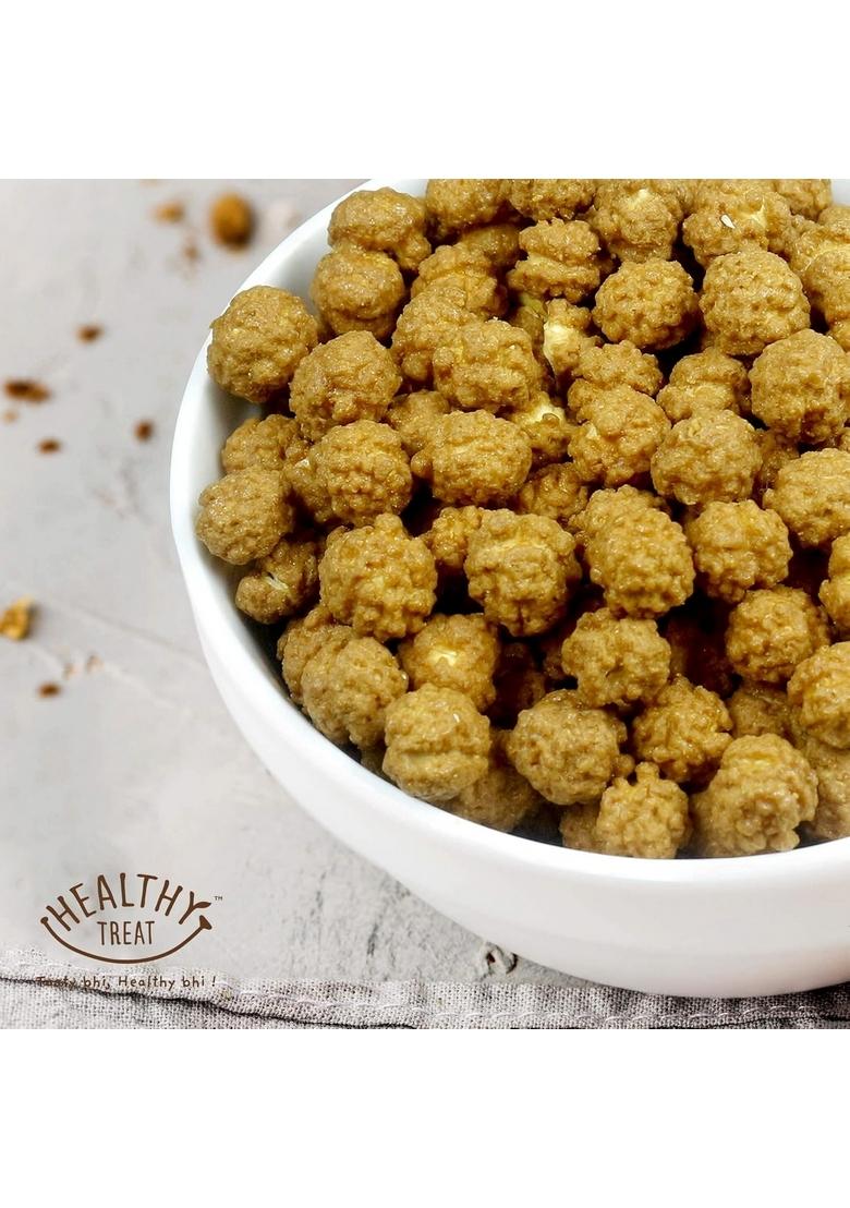 Healthy Treat Gur Chana 100 gm | Jaggery Coated Gud Roasted Chickpeas with Natural Immunity Booster Delicious and Snack Perfect for Snacking Anytime