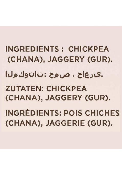 Healthy Treat Gur Chana 100 gm | Jaggery Coated Gud Roasted Chickpeas with Natural Immunity Booster Delicious and Snack Perfect for Snacking Anytime