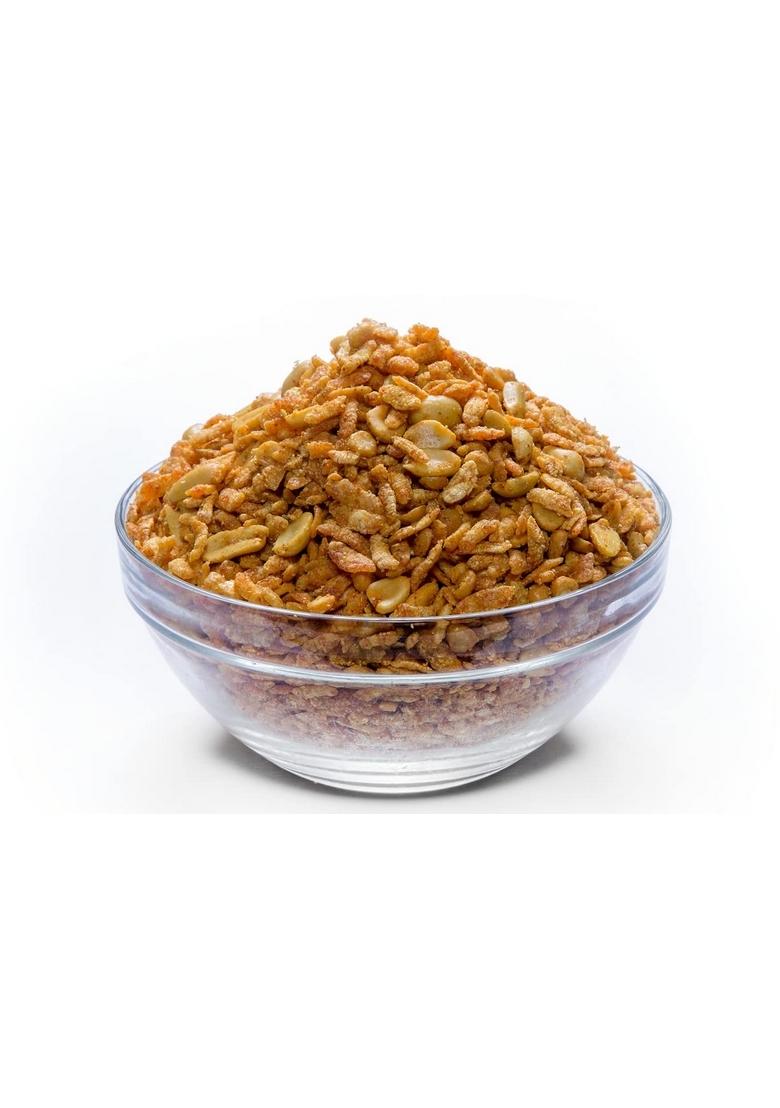 RASIKBHAI CHEVDAWALA RASHIKBHAI Poha Chevda 450GM Special Mix Namkeen Snacks for Foodie Traditional Indian Tea-time snack, perfect kids tiffin, Fun to share, Namkeen, Healthy (Poha Chevda)