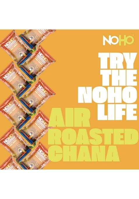 NoHo Roasted Chana | Tastiest Hing Jeera You ll Ever Try Healthy Protein Snack Double 19% Crunchy Namkeen Alternative Bold Flavour 3 x 105g
