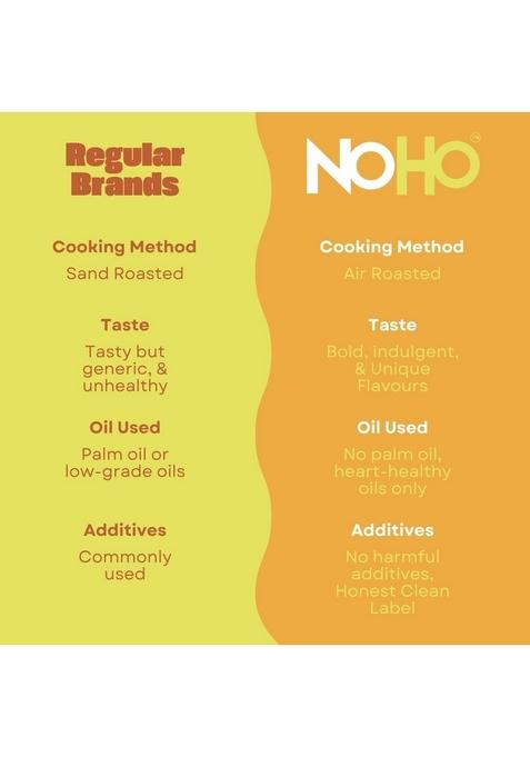 NoHo Roasted Chana | Tastiest Hing Jeera You ll Ever Try Healthy Protein Snack Double 19% Crunchy Namkeen Alternative Bold Flavour 3 x 105g