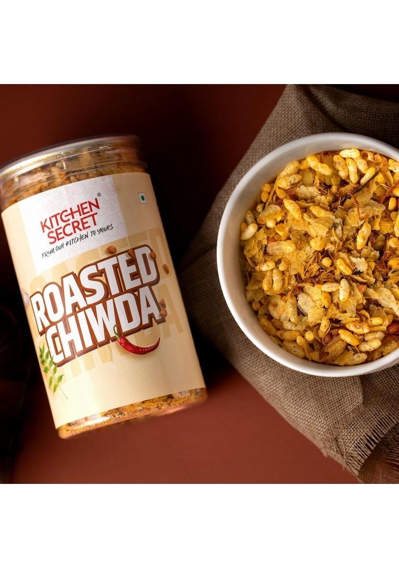 Kitchen Secret Roasted Chiwda 200g, Premium Tea Time Snack