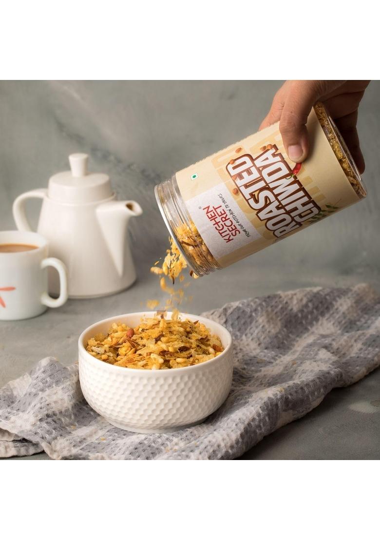 Kitchen Secret Roasted Chiwda 200g, Premium Tea Time Snack
