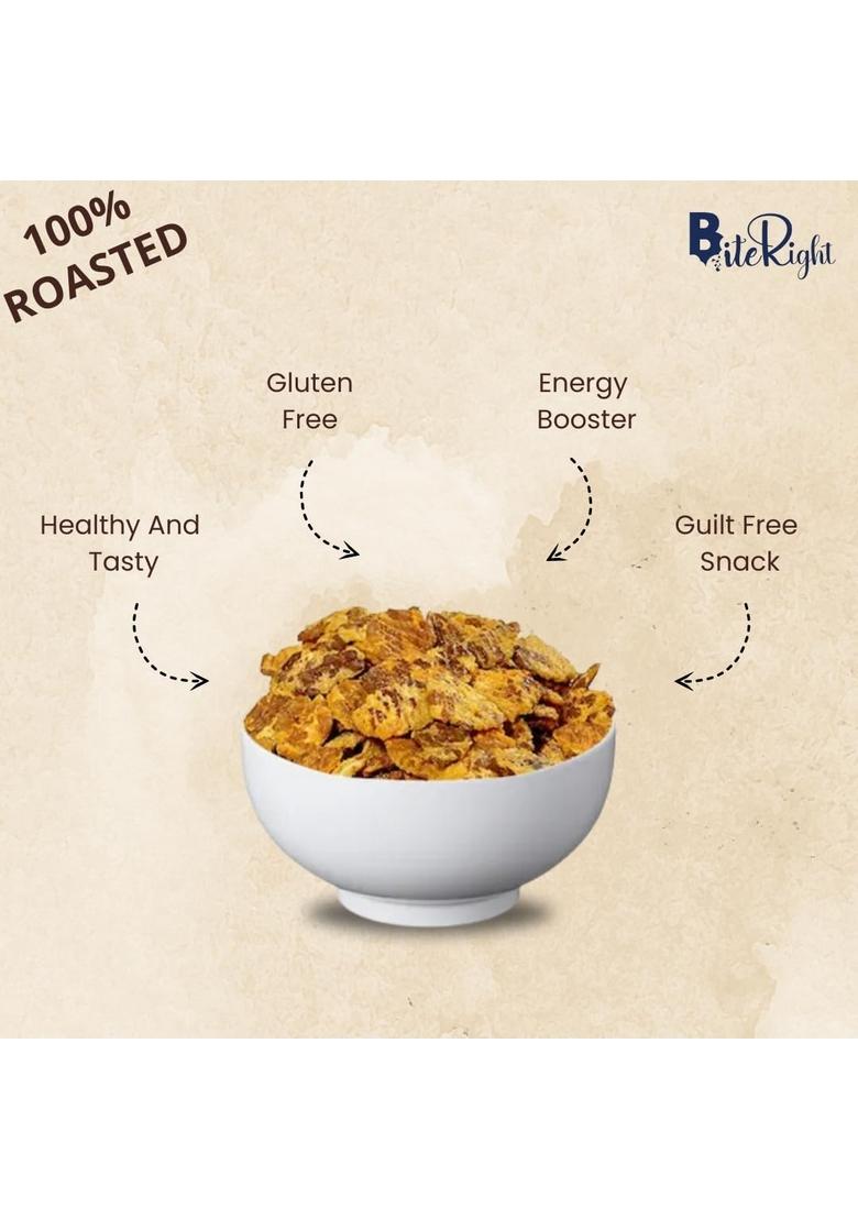 BiteRight Roasted Chana Jor Garam 300 gm | High in Protein Healthy Snack Oil Free Chanachur Namkeen (Pack of 2, 150g each)