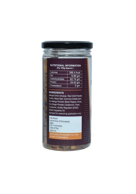 BiteRight Roasted Chana Jor Garam 300 gm | High in Protein Healthy Snack Oil Free Chanachur Namkeen (Pack of 2, 150g each)