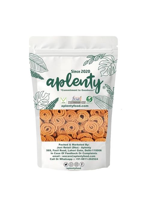 Aplenty Chakli/Murukku/Chakri Namkeen | Chakoli Snacks Kerala Special Bhajni Chaklee Soft Crispy Namkin Homemade Indian Tasty Ready To Eat Crunchy (200G, Savory)