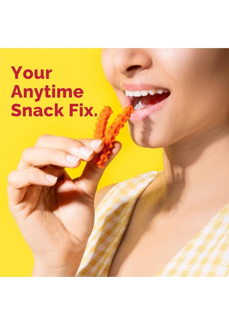 ROOTLY Buttery Chipotle Murukku | South Indian Snack with a twist Crispy, Tangy Chakli Tea Time & Party No Palm Oil or Preservatives Pack of 2 (400 gm)