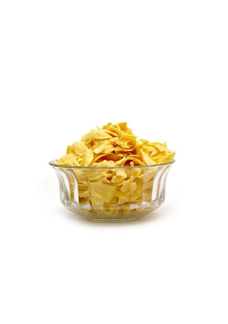 Organic Bites Fiki (Plain) Papadi Surat (Crispy Pure Besan Namkeen Snacks) -200 gm - Indya