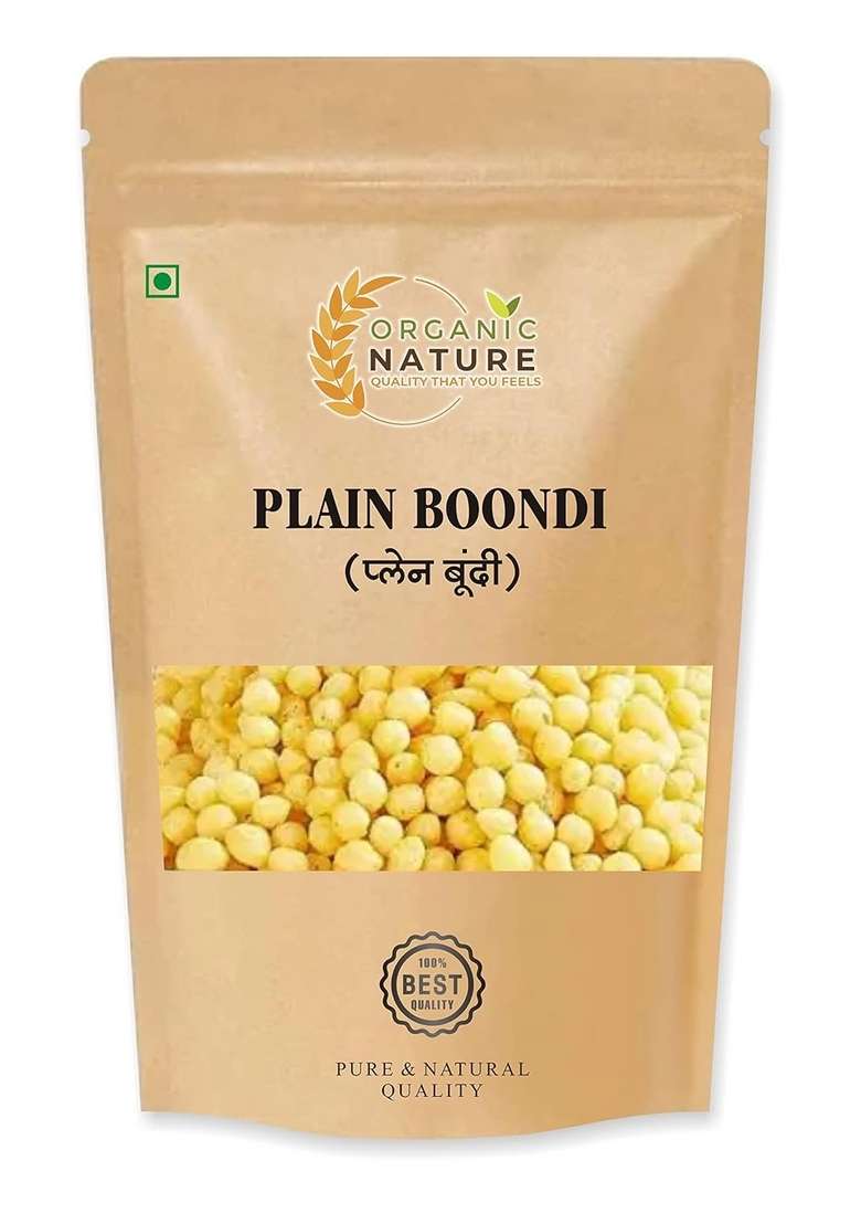 ORGANIC NATURE Raita Tasty Veg Boondi Plain for Every Day Healthy and Hygenic 200 Gram - Indya