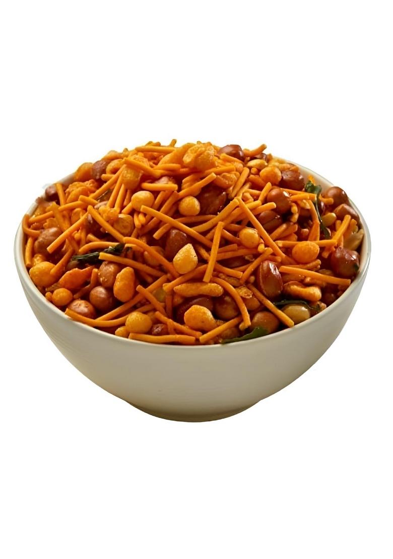 Green Lives Spicy Kerala Mixture Authentic Homemade South Indian Snack | Crunchy Masala Namkeen for Tea Time & Festivals 400 g