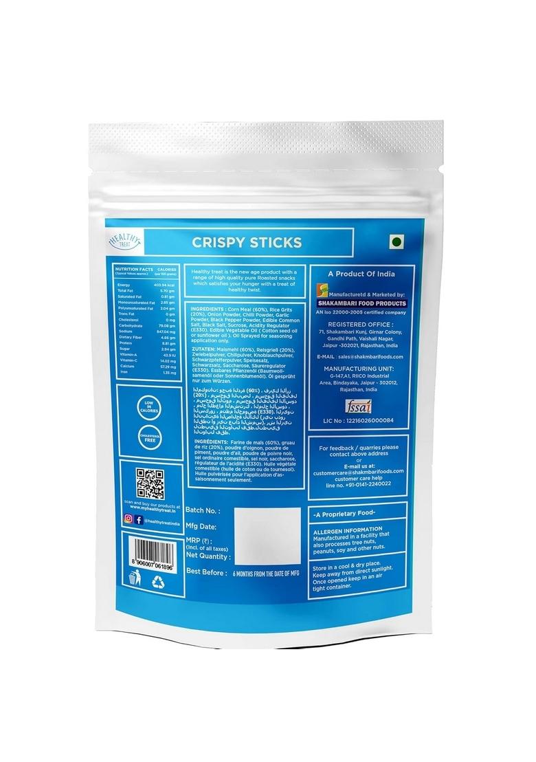 Healthy Treat Roasted Crispy Sticks 100 gm | Gluten Free, Vegan