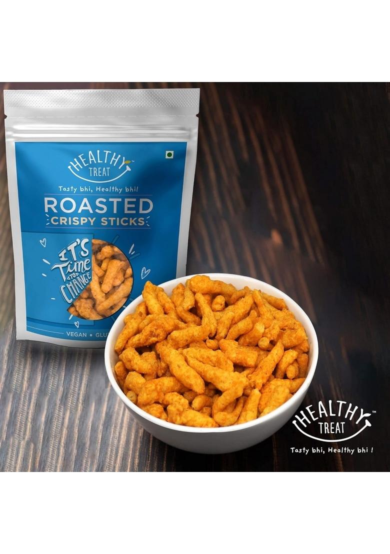 Healthy Treat Roasted Crispy Sticks 100 gm | Gluten Free, Vegan