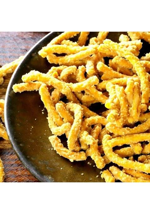 Jioo Organics Jaggery Meethe Gud Ki Sev | Besan Coated with Pack of 1 200 Gram