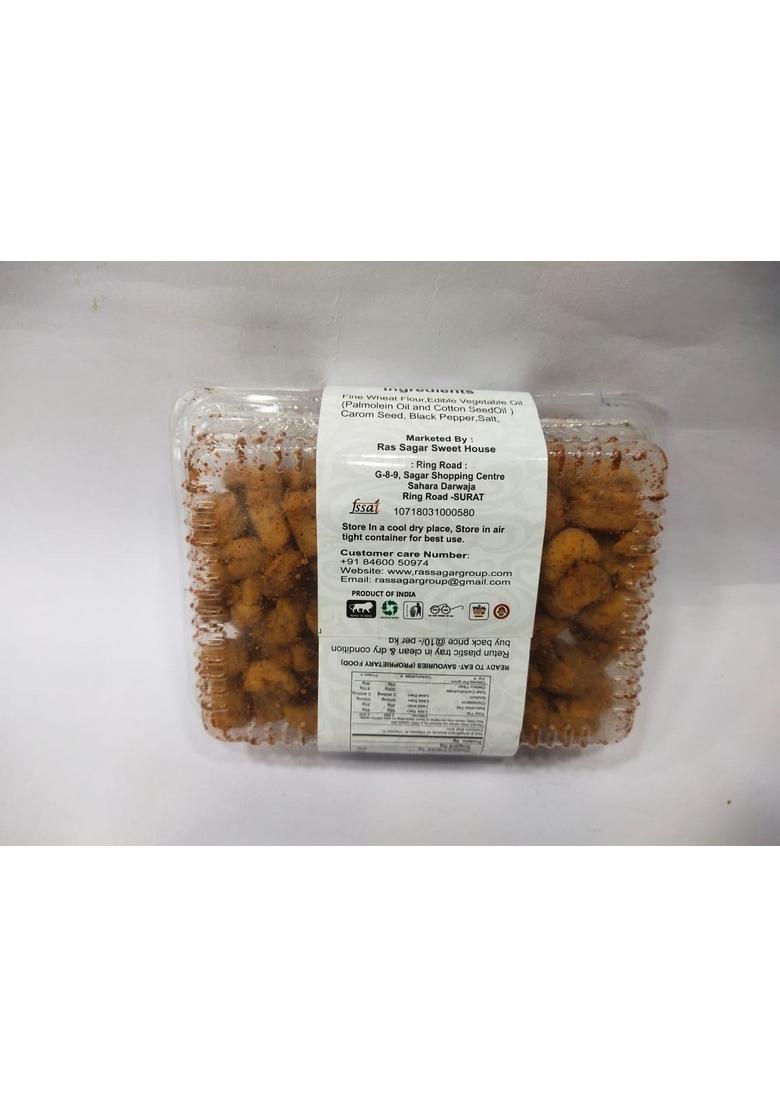 Ras Sagar Sweet House Kaju Mathri | Ready to Eat Snacks Tea time Indian Namkeen Nashta Pack of 2, 200gm Each) 400gm
