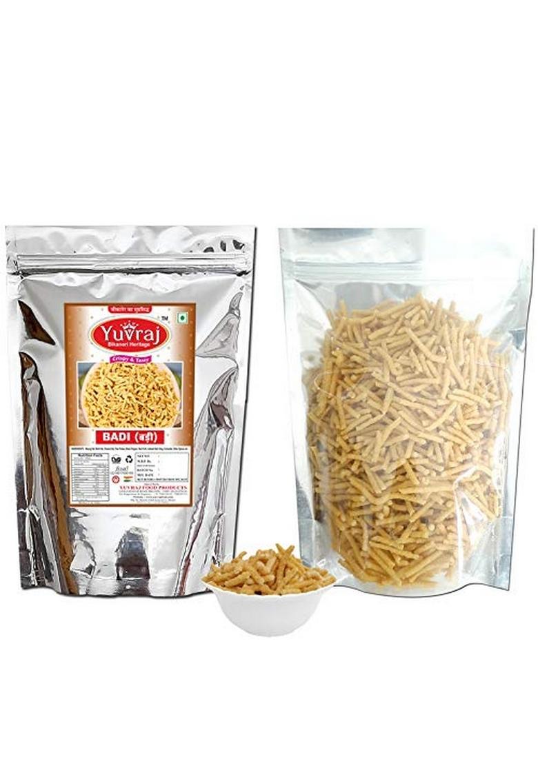 Yuvraj Food Product Moong Badi Rajasthani Marwari Badiya hand made by Bikaneri sukha sabji Free kasuri Methi pouch 400 gm pack