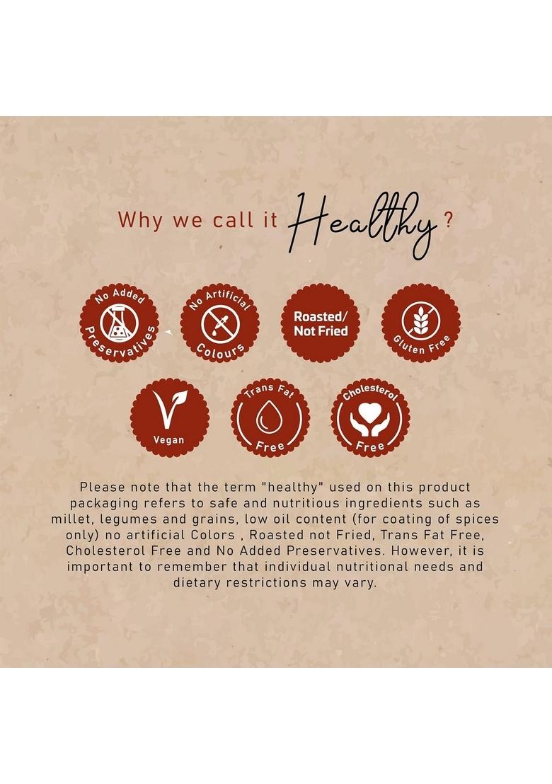 noon to moon Healthy Roasted Bhel Mix Namkeen | Anytime Snack for Diet Murmura Bhel/Puffed Rice Munchies/Snacks Puri mix, Pack Of 2 (150g x 2)