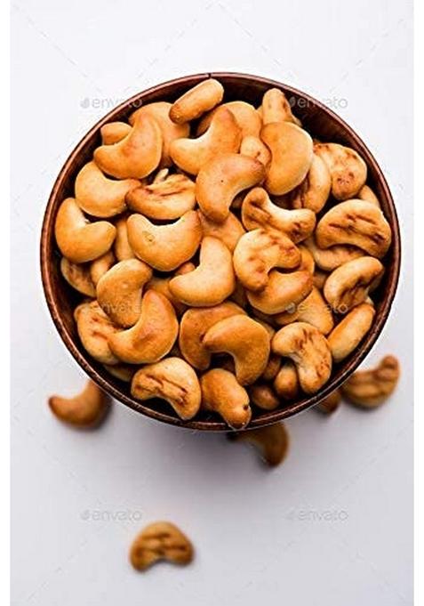 SEASONALKART Kaju Shape Biscuit|Namkeen Biscuit 200 gms|Tea Time Biscuit| Ready to Eat Snack|Indian Namkeen