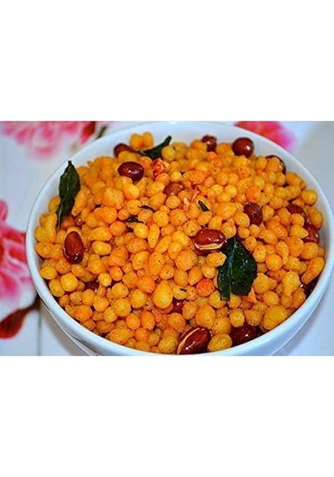 VEDANK Khara Boondi, Spicy Snack Foods(Home Made) |Spicy Besan South Indian Namkeen And snacks mixture (500)
