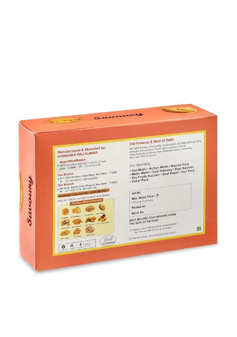 Kanwarji's Confectioners|Kachodi|Evening Tea Time Snacks| Crispy|Namkeen Kachori|Ready to eat|Tea Choti Masala Kachori (400gm)