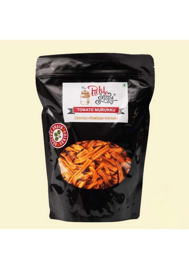 The Pickle Story - Tomato Murukku 350 Grams- Healthy Snacks Series - Indya