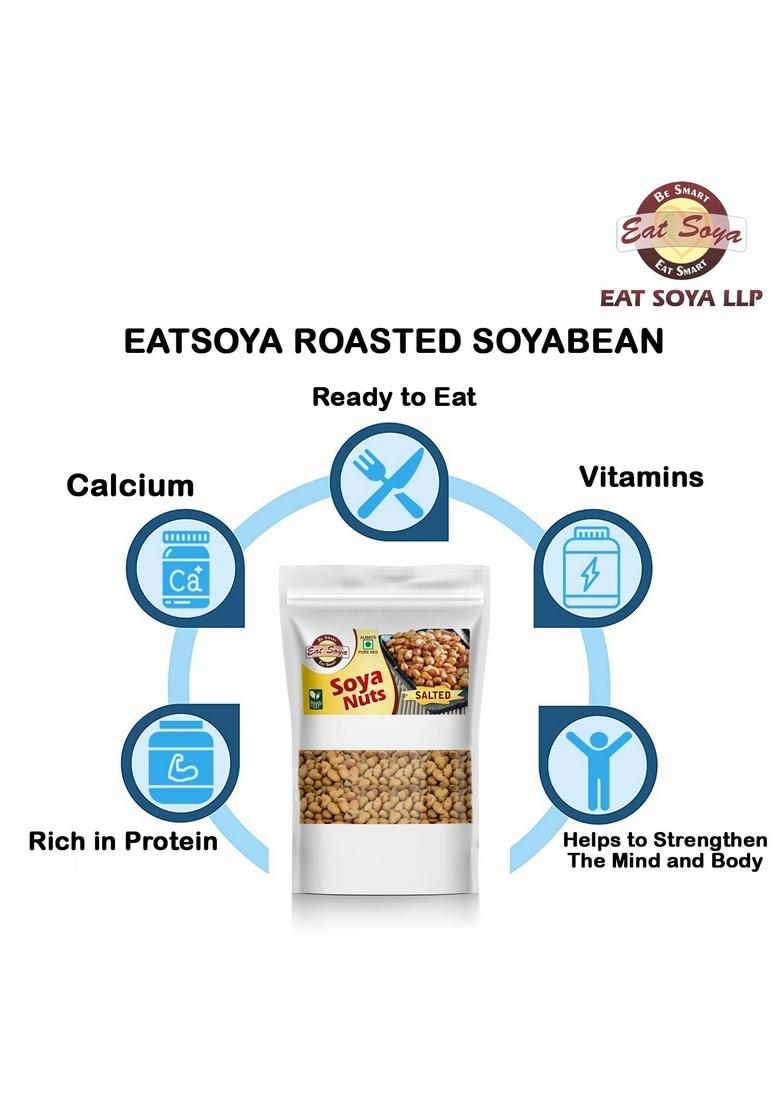 EAT SOYA Soya...BE SMART Roasted Soy Nuts(Simple Salted)