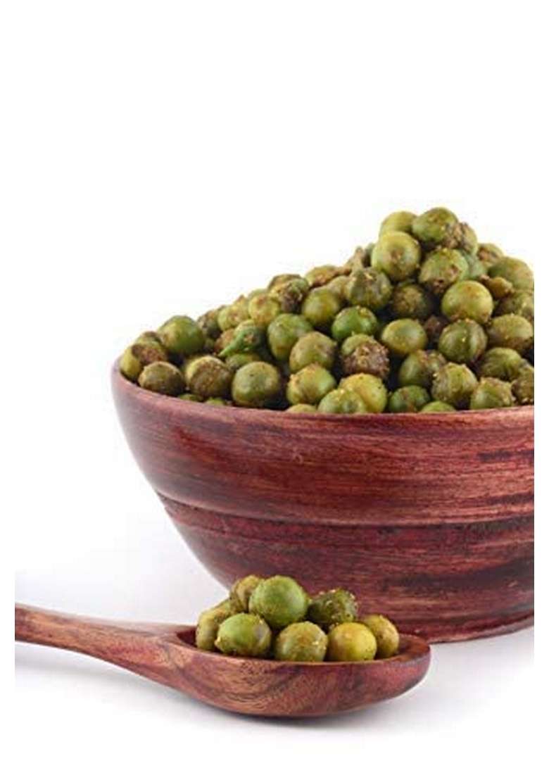 FreshoCartz Roasted Peas Spicy & Crunchy Matar Namkeen (400gm) with Green Masala Matar, Chatpata and Spices - Indya