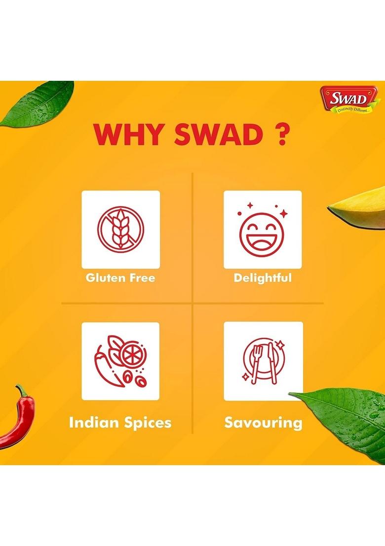 Swad Ready 2 Eat Curried Patra | Convenient Microwaveable To Meal in 5 Minutes No Added Preservatives, Artificial Colours, or Flavours Vegetarian Delight 400g (Pack of 2)