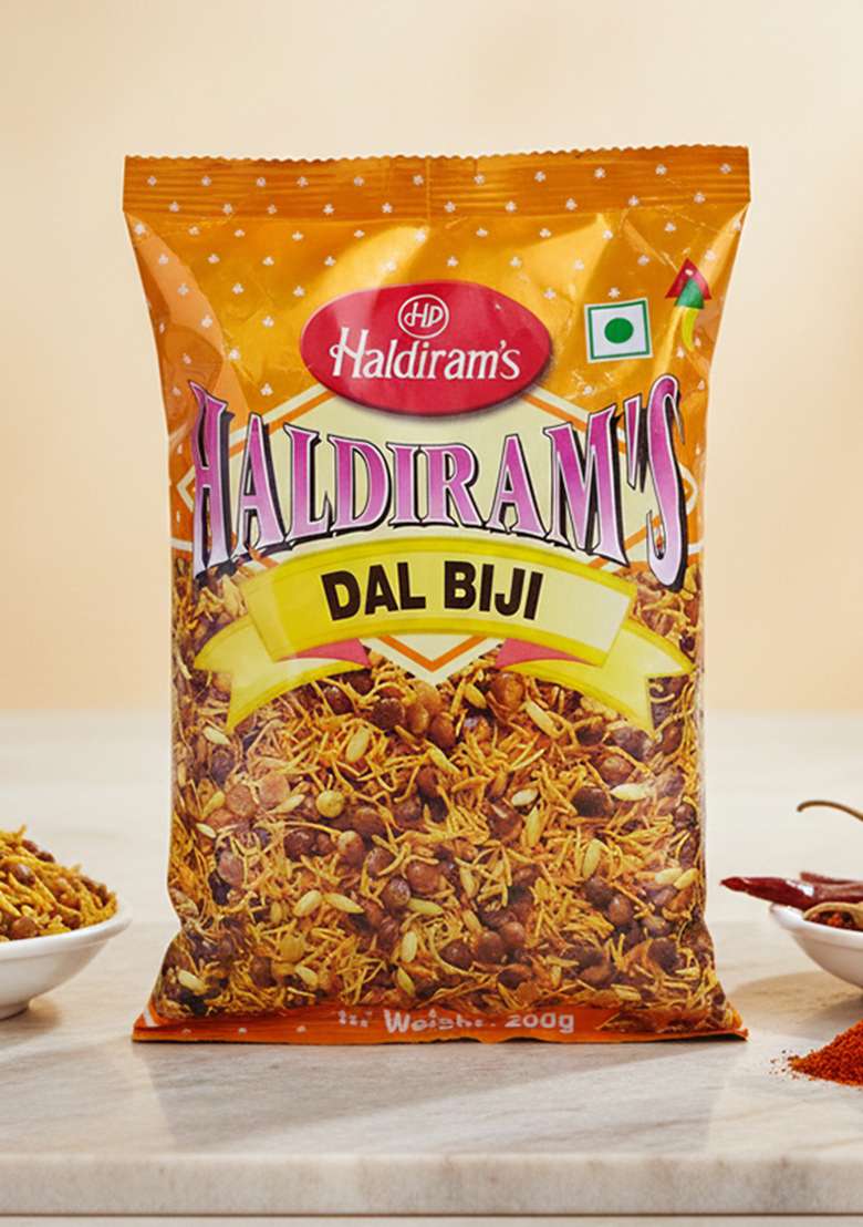 Haldirams Snacks - Dal Biji, 200g Pack - Indya