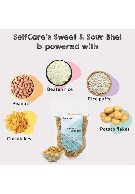 SelfCare By Suman Agarwal Sweet & Sour Bhel Pack of 1 200g | Roasted