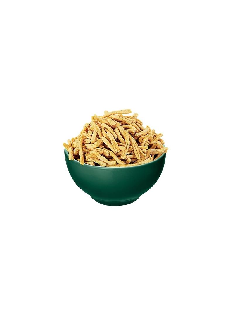 Aakash Namkeen Laung Sev | Mouth Watering Clove Spice Taste Mildly Spicy Snacks |450GM Pack of 3 150Gm Each Indore's Finest