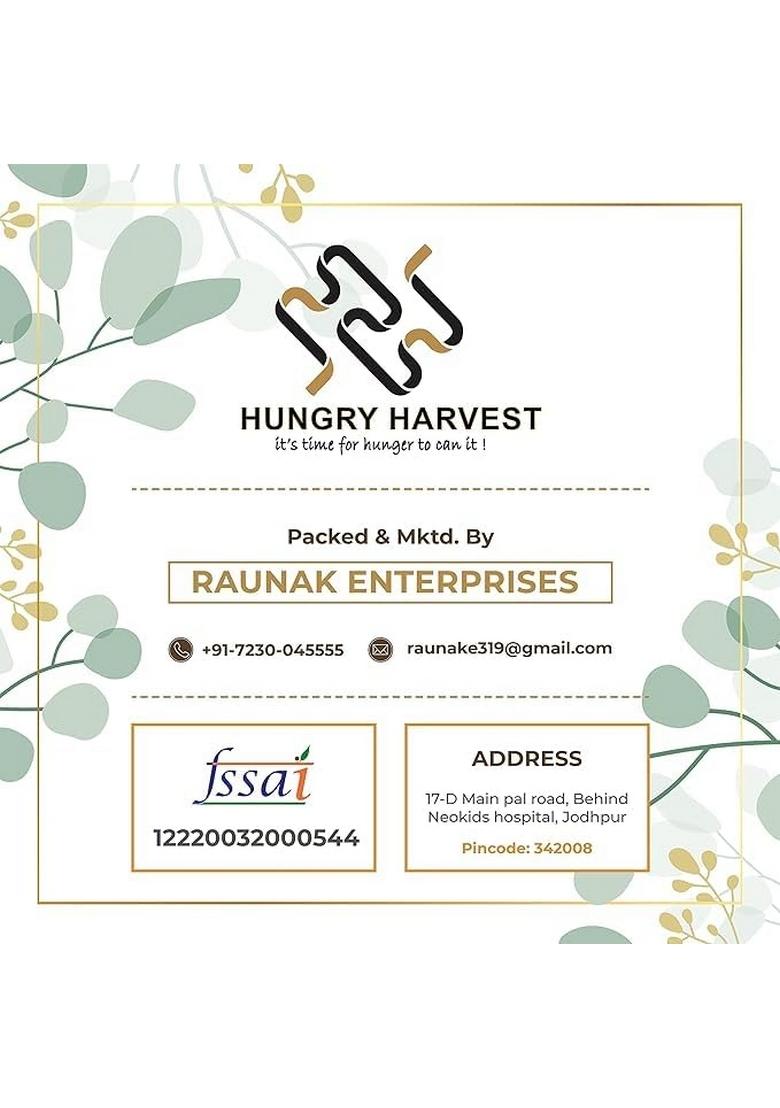 Hungry Harvest Rajasthani Mixture Namkeen 250g| Authentic Indian Snack | Spicy & Crispy Tea-Time Savory Mix