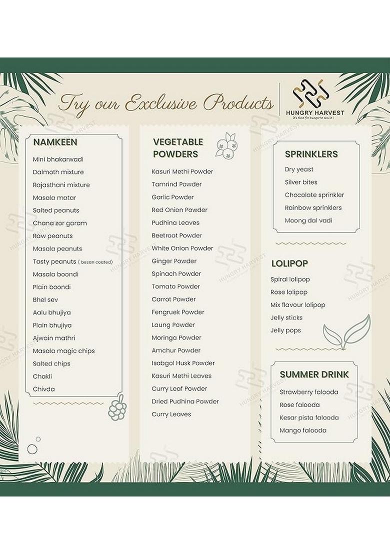 Hungry Harvest Rajasthani Mixture Namkeen 250g| Authentic Indian Snack | Spicy & Crispy Tea-Time Savory Mix