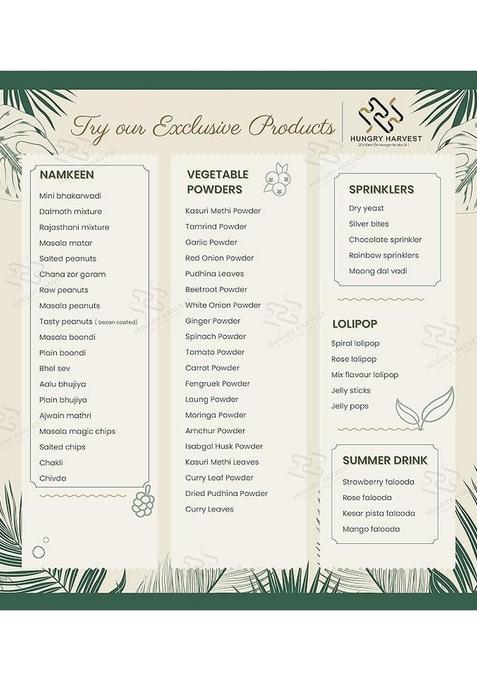 Hungry Harvest Rajasthani Mixture Namkeen 250g| Authentic Indian Snack | Spicy & Crispy Tea-Time Savory Mix