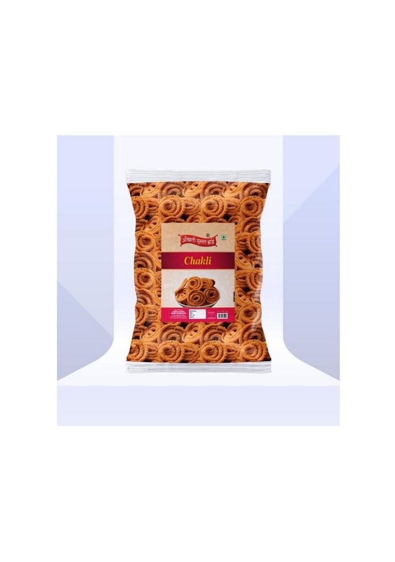 OKHLI MUSAL BRAND Murukku | Travancore-Cochin Chakli Snacks Bhajni Chakoli Namkeen for Foodie Indians Ready to Eat snacks-Tea Time Diwali Rakhi Snack-1Kg*1Pack
