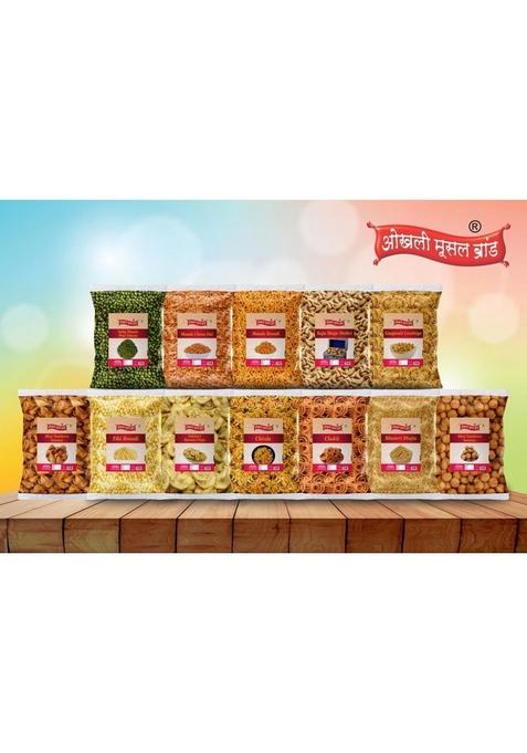 OKHLI MUSAL BRAND Murukku | Travancore-Cochin Chakli Snacks Bhajni Chakoli Namkeen for Foodie Indians Ready to Eat snacks-Tea Time Diwali Rakhi Snack-1Kg*1Pack