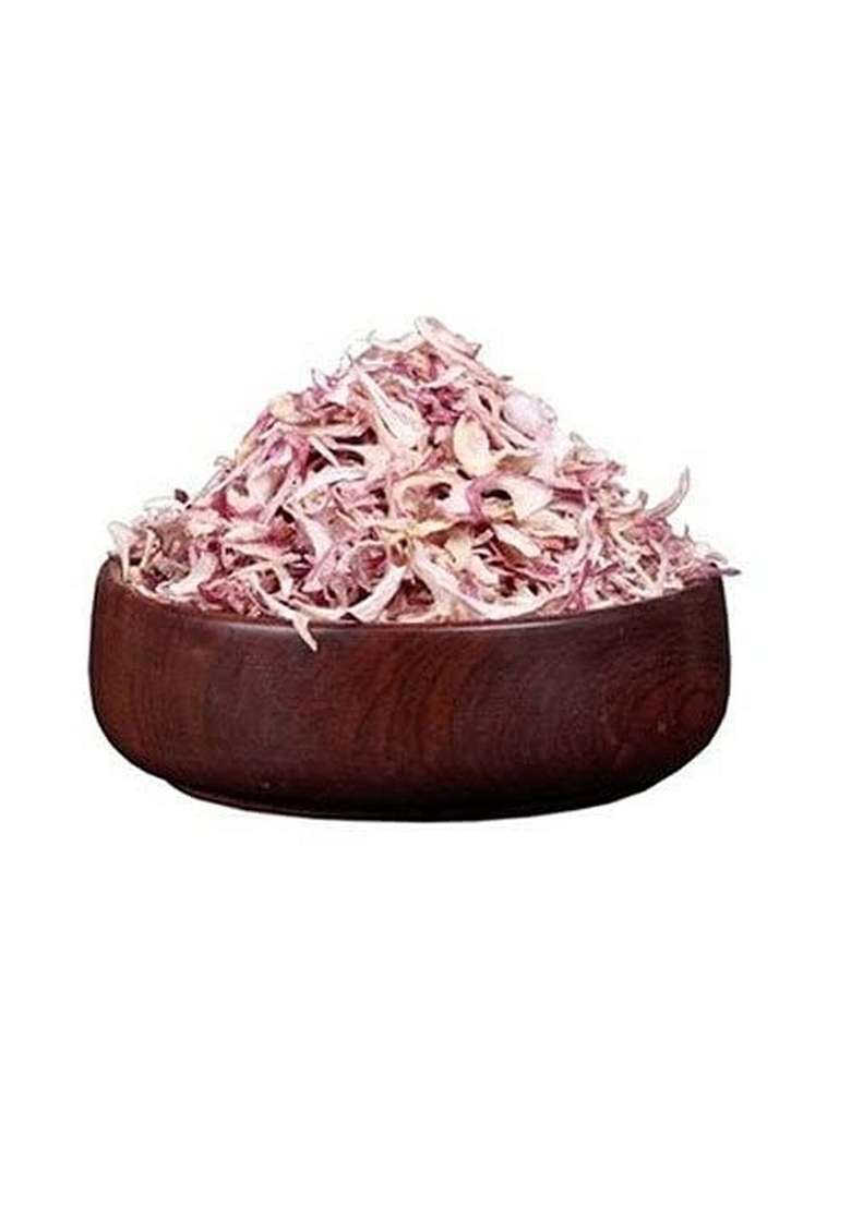 OKHLI MUSAL BRAND Diwali Sale Premium Dehydrated Red Onion Flakes (100g) - Natural, Non-GMO, Dried for Cooking, Seasoning & Garnishing Great Indian Festival - Indya