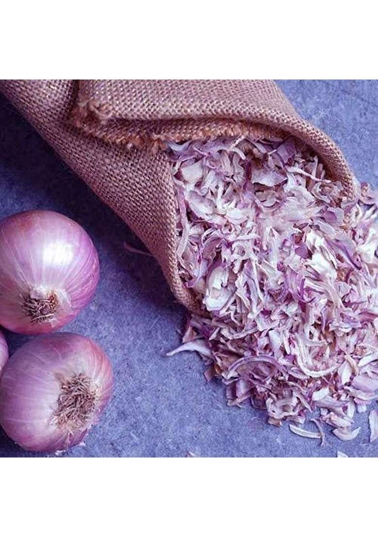 OKHLI MUSAL BRAND Diwali Sale Premium Dehydrated Red Onion Flakes (100g) - Natural, Non-GMO, Dried for Cooking, Seasoning & Garnishing Great Indian Festival - Indya