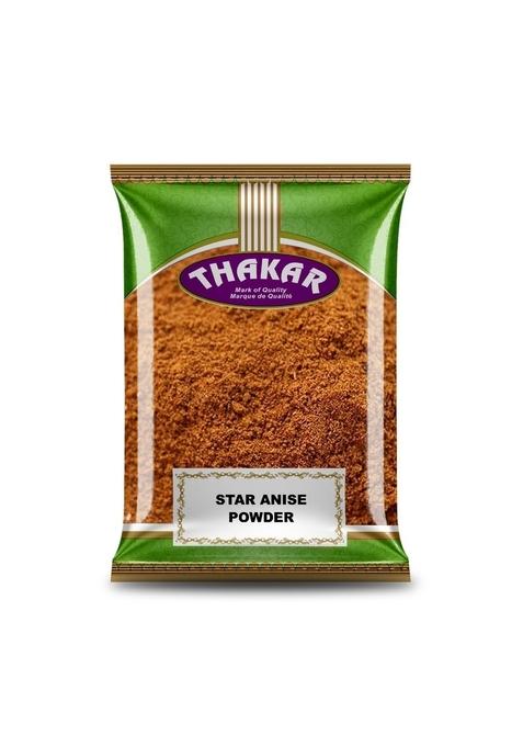 THAKAR Star Anise Chakra Phool Powder 50g | Licorice Flavour Spice Indian Biryani.Masala Masala Tea Asian Cooking Authentic Mughlai.Masala.