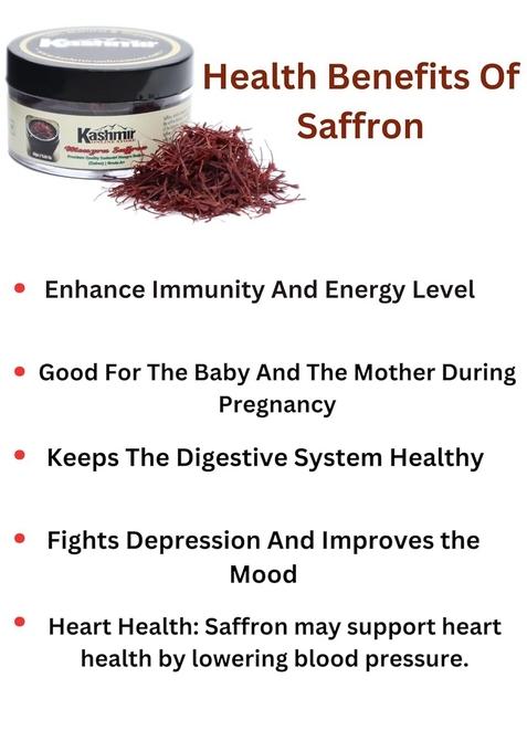 KASHMIR ONLINE STORE Original Mongra Saffron Grade A+++ | Natural Pure & Organic Finest Kesar For Pregnancy, Cooking, face Skin (10 Gram)
