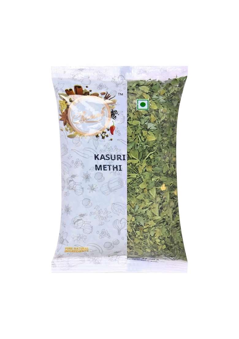 Chounk Kasuri Methi 100 gm (Pack of 1) | Natural Kasoori with No Added Flavour & Preservatives Aromatic Leaves for Flavorful Cooking Fenugreek - Indya