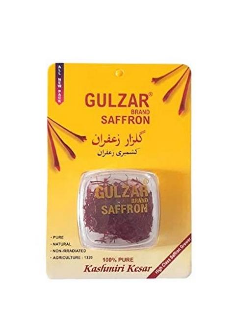 UNLEASHED Gulzar Saffron ? Best Kashmir Kesar Pure, Natural Non-Irradiated, Exquisite Spice Rich In Flavor, Taste, Aroma ?Great For Biryani, Kheer, Tea, Milk,1 Grams