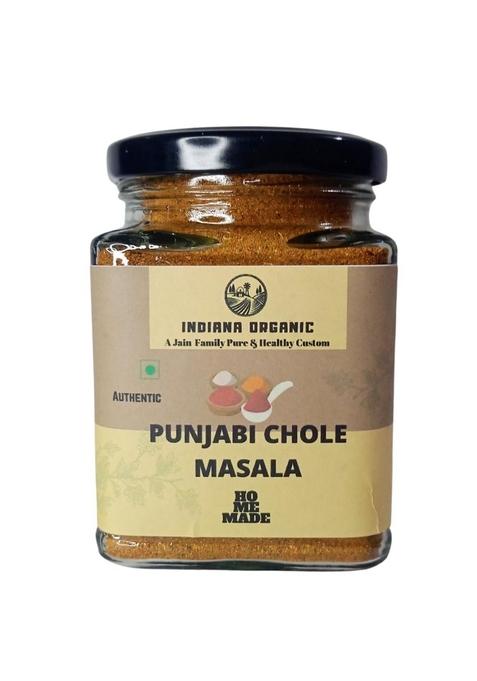 INDIANA ORGANIC Punjabi Chole Channa Masala Powder | Tadka - 150 Gram No onion & garlic Freshly ground packed on order