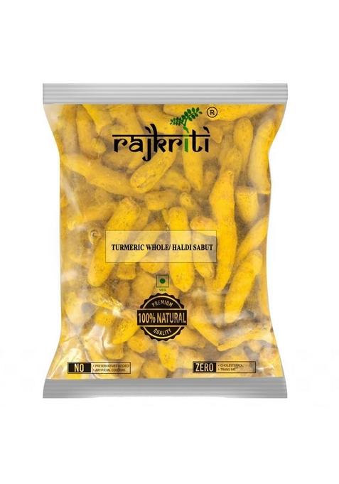 RAJKRITI Popular Dried Turmeric Sticks (Haldi) Whole, 500g